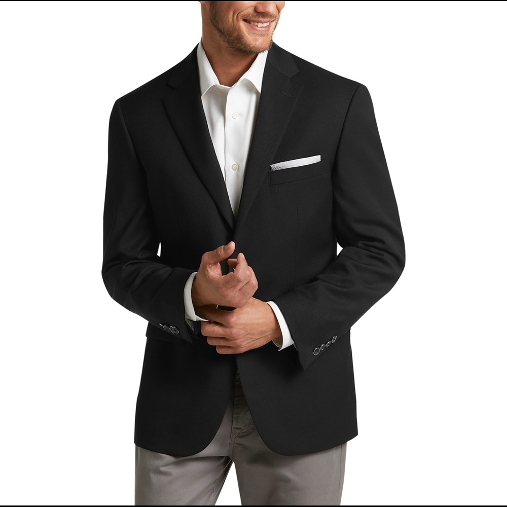 Pronto Uomo Black Modern Fit Sport Coat